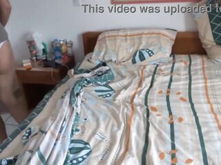 Nice-looking aged woman is filmed on the beach during the time that getting willing to bang