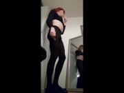 Anouk Tranny Slut - Showing off in Black