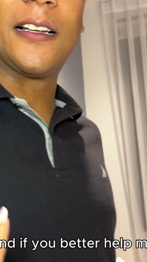 Horny black hostel receptionist with a huge BBC sneaks into my room at night and gives me a wild, deep fuck   Clip 1
