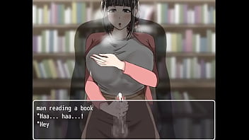 Ayako jacks off lucky guy in the bookstore