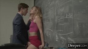 Alexa's sinful escapade with her tutor, getting royally banged and creampied