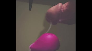 Pulsing Cock Cums Handfree Leads to Two Orgasms Fleshlightman1000