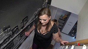 Cum play creampie gangbang with young chubby girl