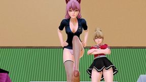 a night with two cats