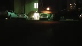 Thick BBW Wife in Lingerie in Public Hotel Parking Lot! Badblondiemonroe