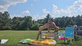 american girls cowboy bath fun kendra heart and dakota marr