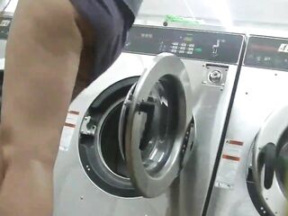 Sucking Ebony Rod At College Laundromat!!! Pt1 SHEER