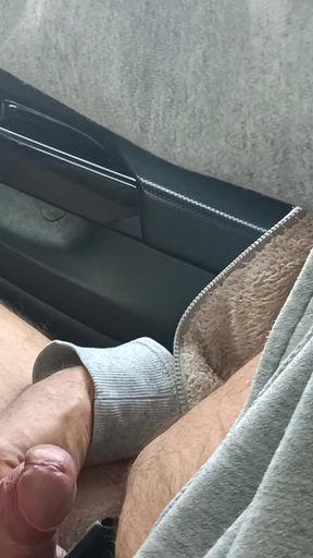 Sexy Dilf Taxi Driver Big Uncut Cock Wanking and Cumming - Rockard Daddy