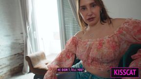 S3E8: Step son fuck step mom with her new husband in share bed till cum in pussy and mouth