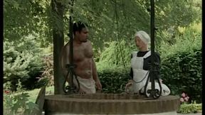 Blonde babe and big cock pussy licking in 69 position