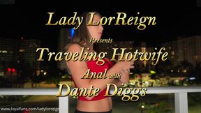 Traveling Hotwife Anal with Dante Diggz
