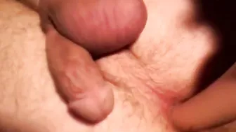 Twink crossdresser gapes his ass with toys until he cums