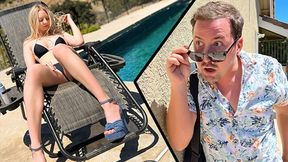 Blonde Jenna gets pulverized by a stranger's massive rod on a filthy summer day