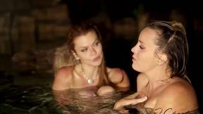 Charlie Forde Explores Lesbian Fun With Elly Clutch Inside The Pool