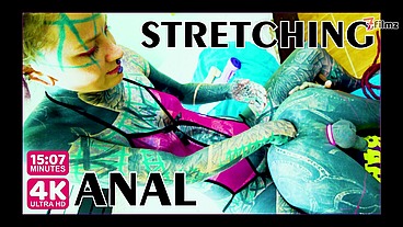 Anuskatzz FEMDOM anal FISTING tattooed sissy - Toys, anal gapes, prolapse, squirt, cumshot