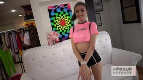 latina hoe scarlett bloom uses her holes to milk that big cock raw!