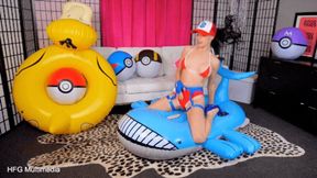 Ama Rio: Pokemon Trainer Inflatable Popping - mp4 hd