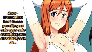 Rukia and Orihime Use You Around Hentai Joi Cei (Femdom/Degradation Cuckold CBT)