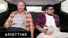 Buddies Alex &amp; Cam Crawford Fix Car Then Jerk Off In The Backseat Before Road Trip