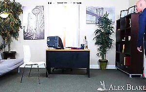 Alex blake gets fucked in the office, Alex Blake, Sean Lawless