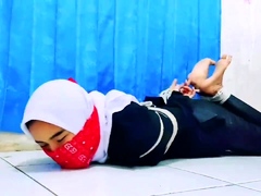 Indonesian Girl Gagged