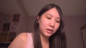 Cute Asian girl marries best friend's girlfriend in hot romance