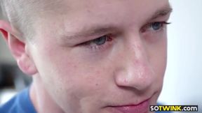 Twink Stepbrother Fucked In Threesome Anal Sex Bareback