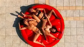 Inna Innaki Has An Oily Threesome With Her Hot Friends