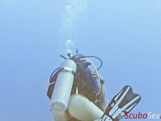 We take her bikini bottom off for some enjoyment at the bottom of the sea!