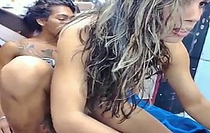 Asian tranny fucked on cam