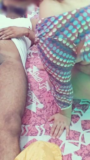 Unforgettable moment from &quot;Stepmom and stepson share the same bed when husband is not home. He creampied my pussy and he&quot;