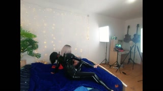 Hot BDSM sex of two fetish girls, main video and backstages 4k quality romantic love