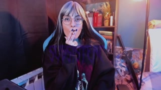 Your smoking goth fantasy 🖤🚬