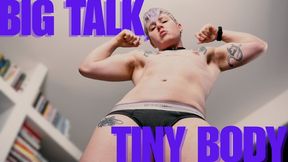 Giant FtM Jaq Quicksilver Punishes You for Lying About Your Size - POV Tiny Made to Worship Feet, Ass, and T-cock as Humiliation - jock, body worship, trans - 720p mp4