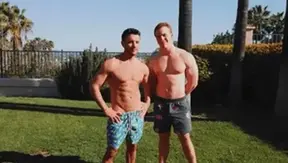 SeanCody.com - American Manny and Clyde sucking cock outdoors