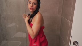 Interrupted stepsister's shower procedures and fucked her deep!