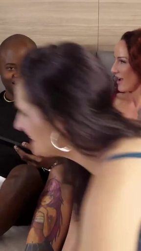 Key moment from &quot;Threesome with my ex escalates... Who would have thought I&#039;d get pregnant&quot;