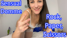 Rock Paper Scissors to Cum with Sensual Domme Clara Dee in Lingerie - JOI Games