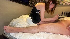 Japanese Bunny Girl Foot Job And Cowgirl