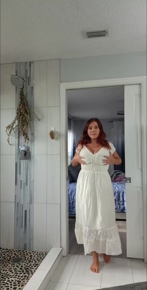 Feeling Sexy Trying on Clothes and Lingerie Compilation