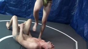 Deep Vs Axel wrestling