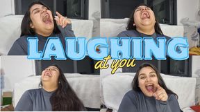 LAUGHING AT YOUR COCK AS I HUMILIATE YOU