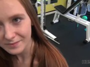 HUNT4K. Linda Sweet forgets about working out and has sex for money