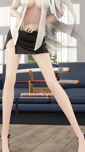 [mmd] Genie Office Lady Uniform