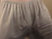 Straight low hangin floppin cock