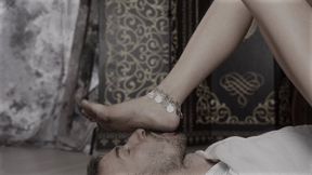 Stella Wrapped Him In A Net And Use His Tongue For Her Dirty Feet - Part 1 - HD 1920x1080