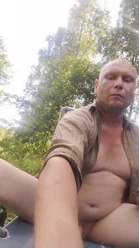 Risky Outdoor Masturbation.