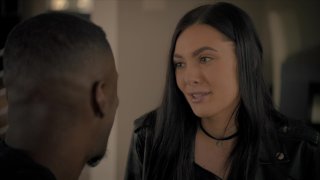 Dark Haired Babe Marley Brinx Fucks Her Hung Black Boyfriend for the First Time