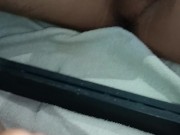 Young man masturbates until he runs out of milk