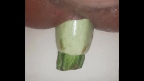 Gay anal zucchini
